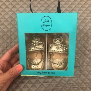 Jack Rogers “my first jacks” in platinum